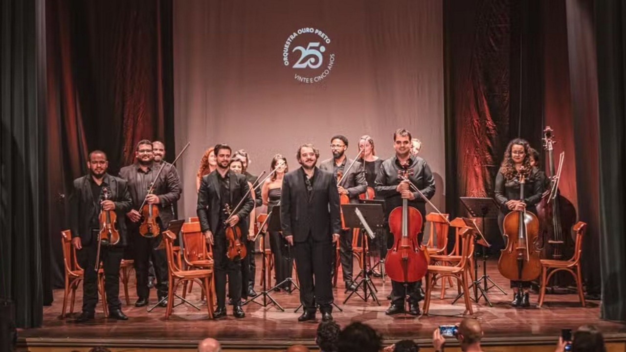 Orquestra Ouro Preto se apresentou na Casa da Ópera