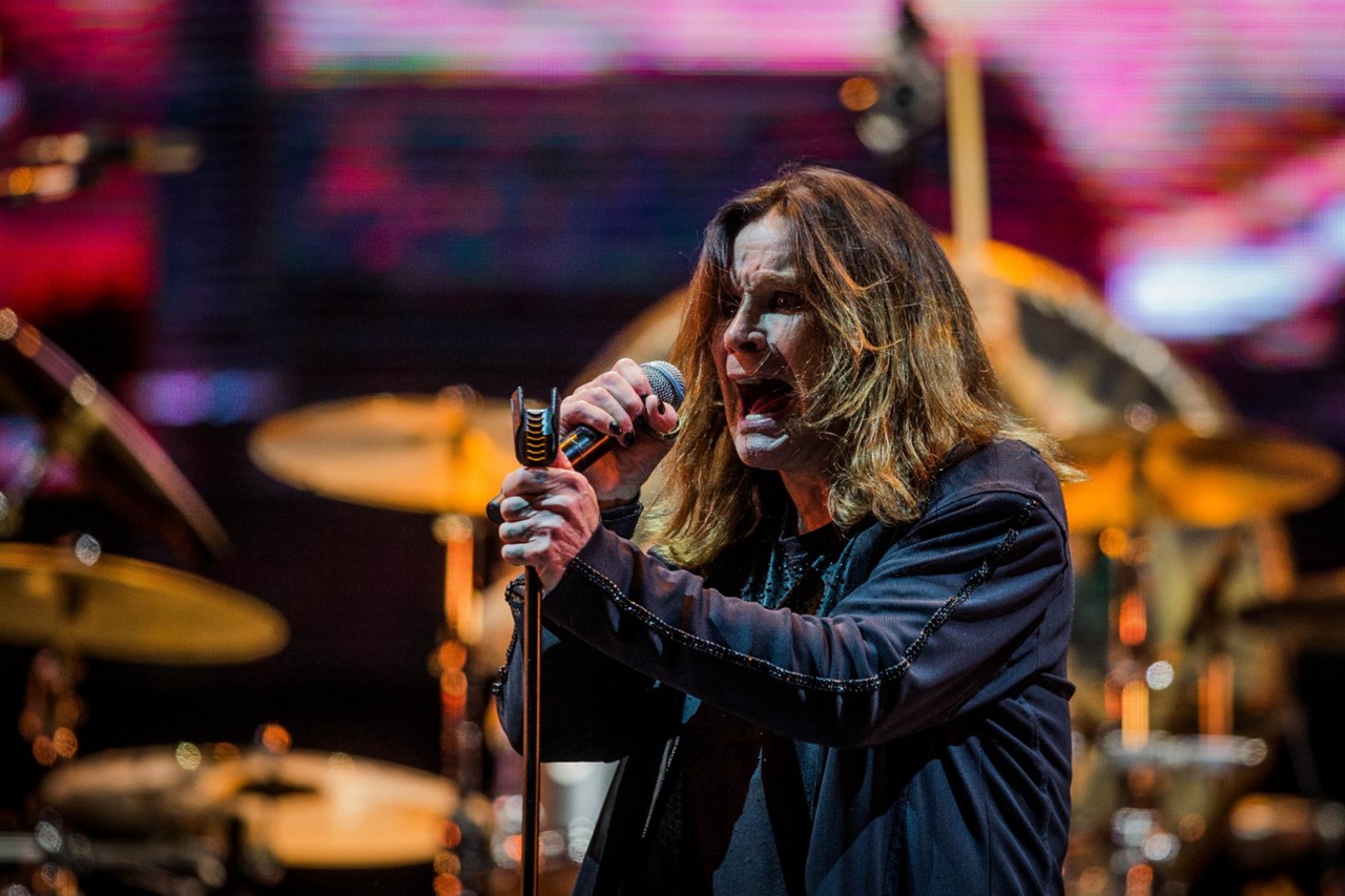 Ozzy Osbourne em um show em solo brasileiro