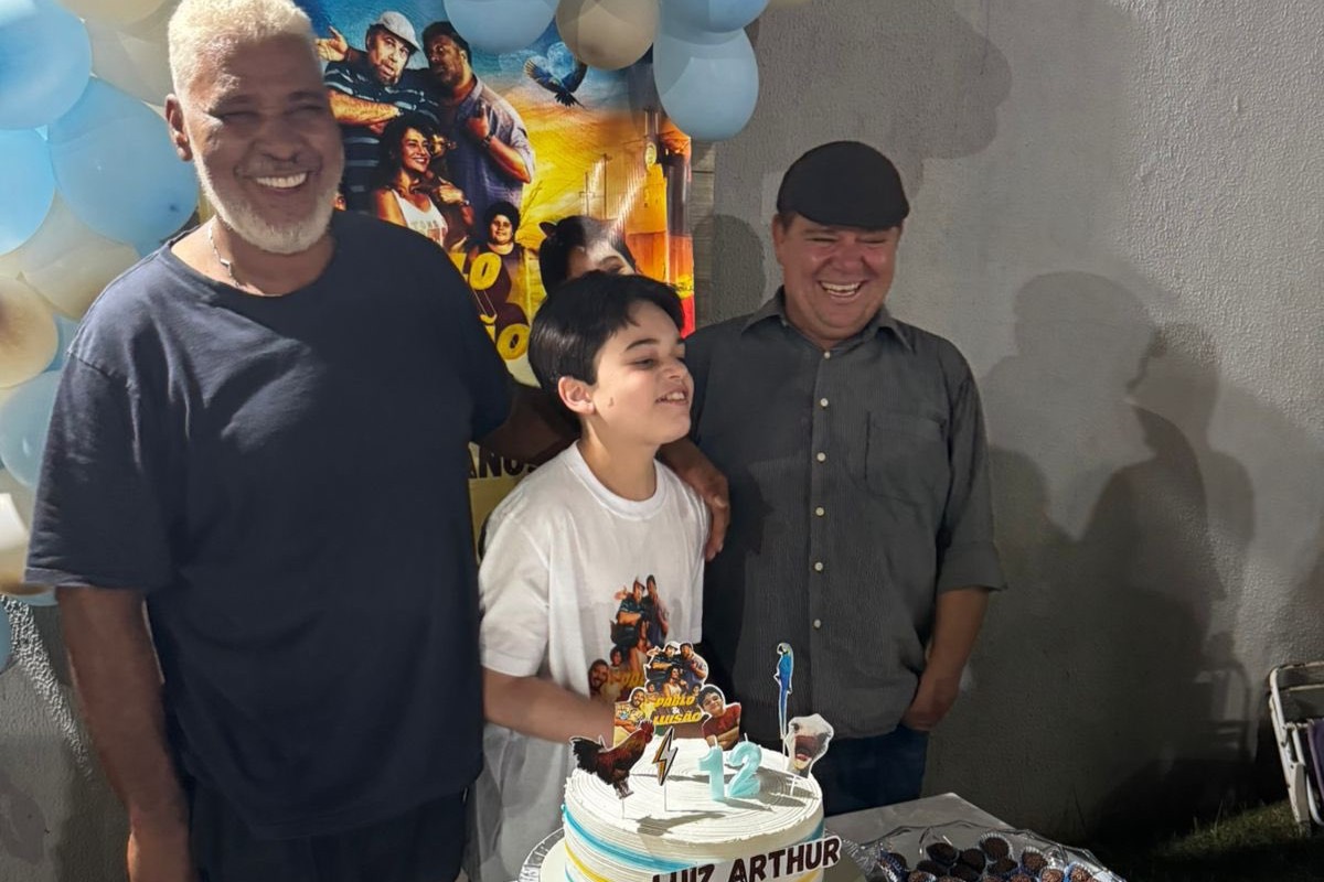 Segundo a mãe de Luiz Arthur, garoto não esperava pela surpresa 