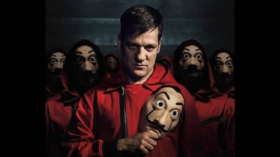 Rodrigo de La Serna, o Palermo, em La Casa de Papel