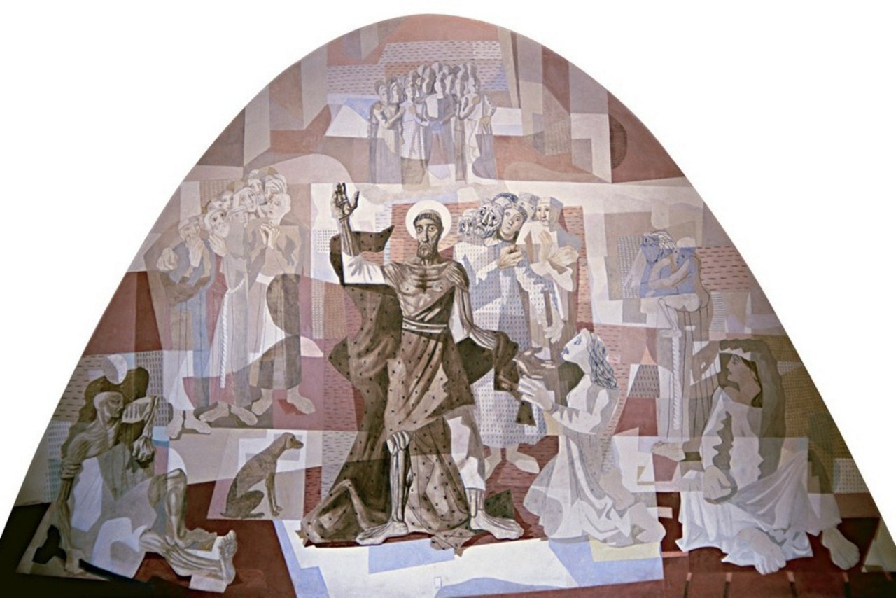 O painel de São Francisco do altar da Igreja da Pampulha