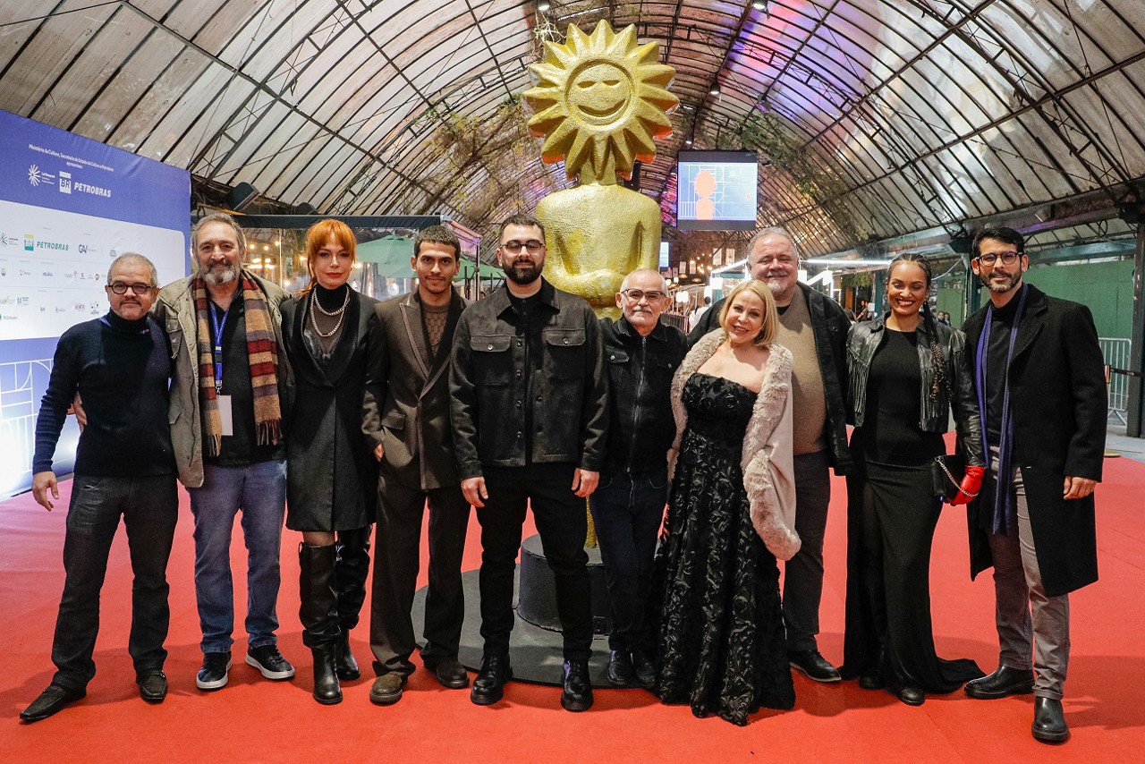17/08/2025 - 53º Festival de Cinema de Gramado - Mostra competitiva de Longas-metragens brasileiros Sessão 2 - Equipe do longa-metragem brasileiro "Papagaio" | Foto oficial: Cleiton Thiele/Ag.Pressphoto