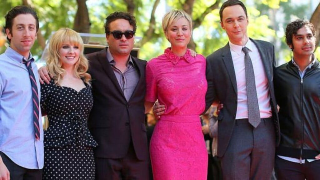 Parte do elenco de The Big Bang Theory