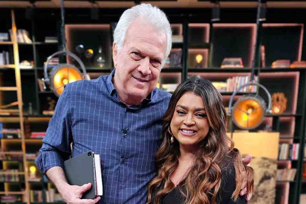 Pedro Bial recebe Preta Gil no programa 'Conversa com Bial'