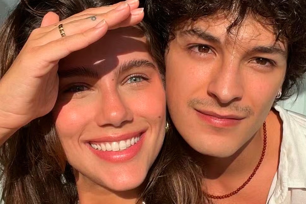 Pedro Waddigton e a ex-namorada Luiza Camargo