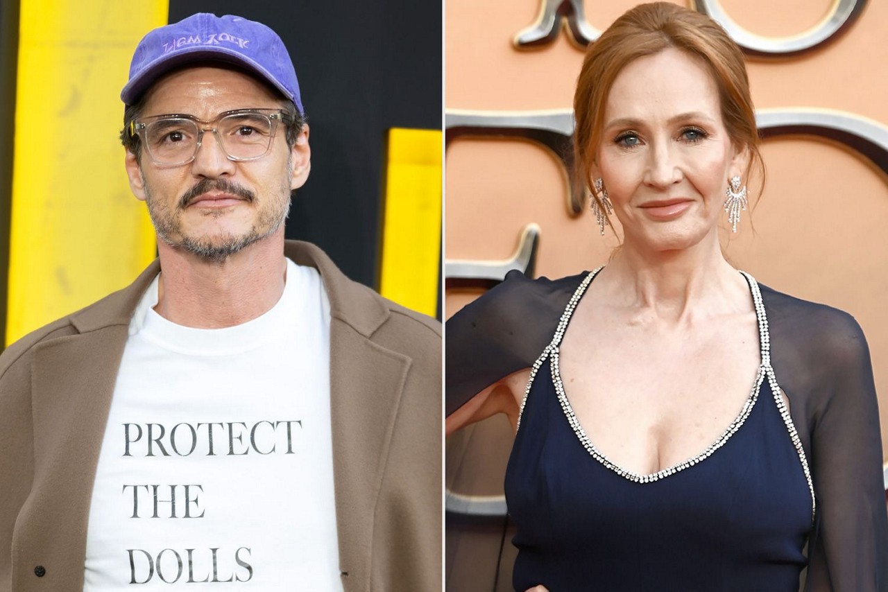 Pedro Pascal e J.K. Rowling