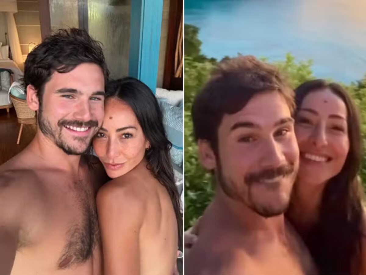 Pelados? Sabrina Sato e Nicolas Prattes postam vídeos bem à vontade em lua de mel