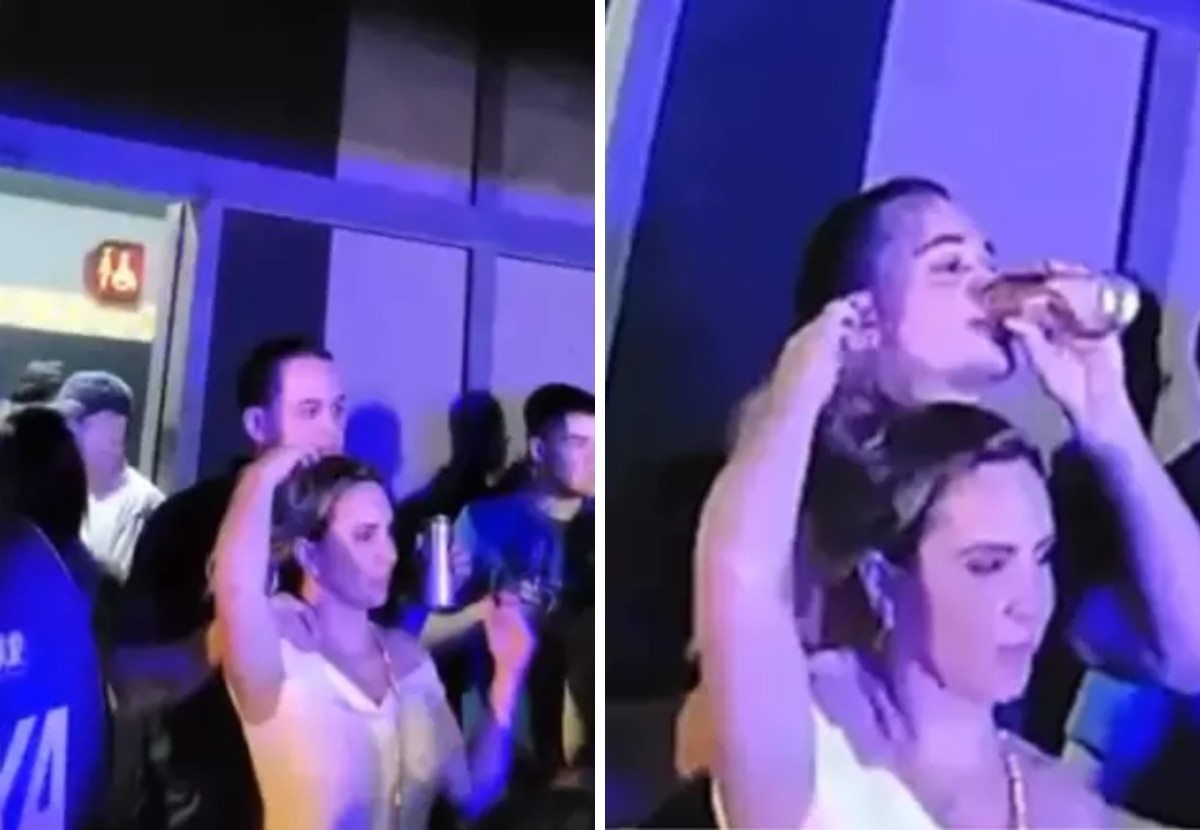 Imagens dos dois foram compartilhadas nas redes sociais