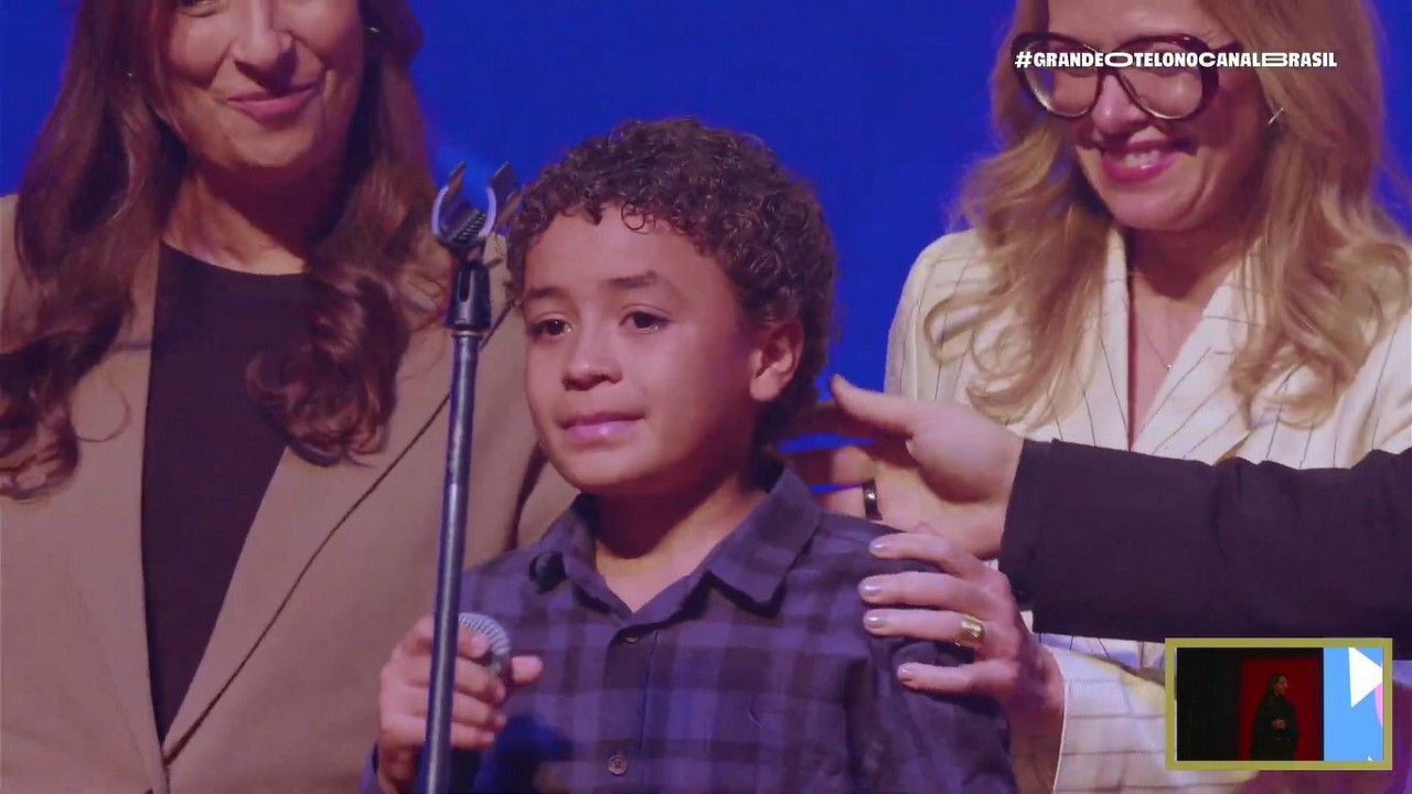 Isaac Amendoim se emociona com a premiação ao filme 'Chico Bento e a Goiabeira Maraviosa' 