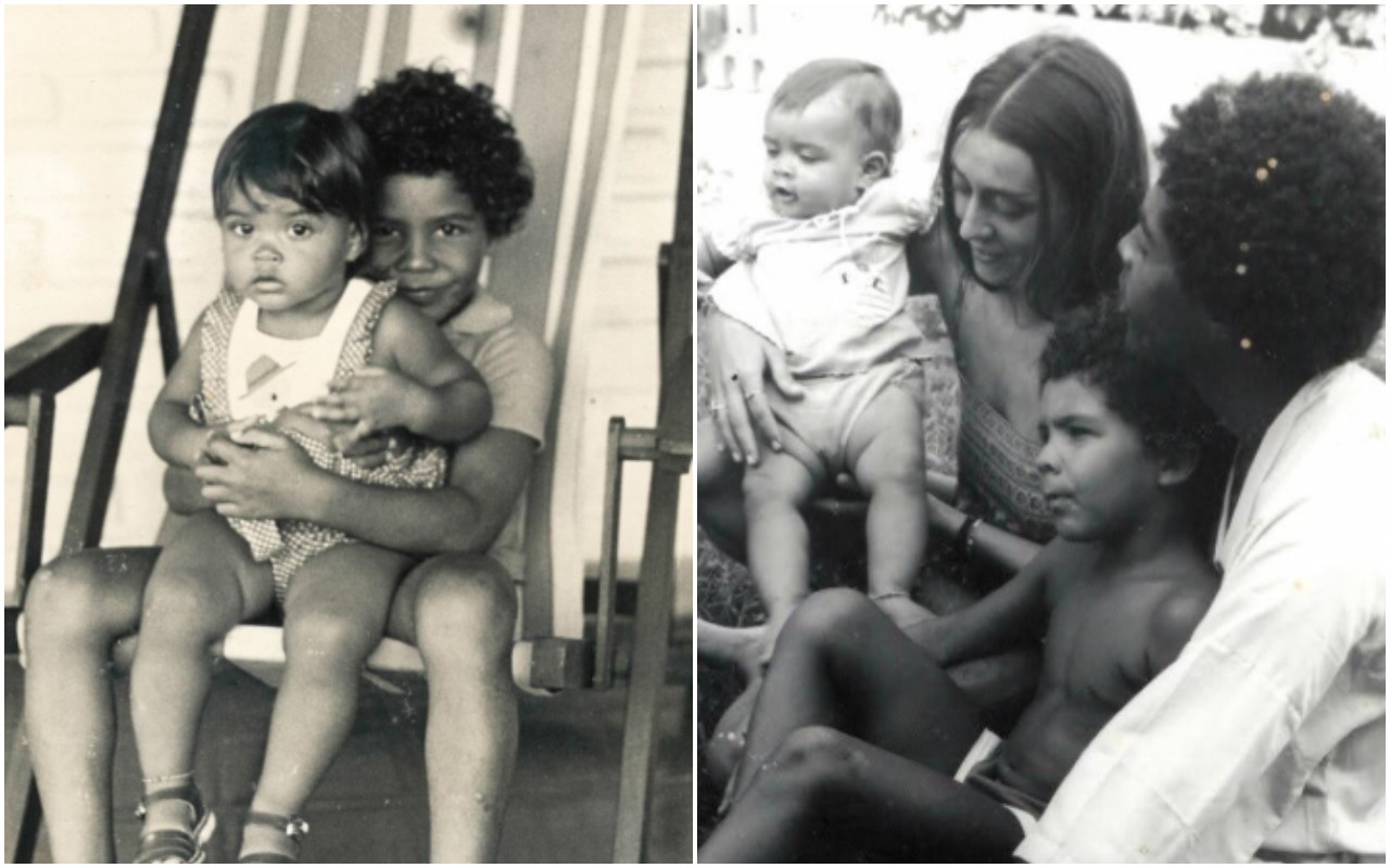 Cantora compartilhou fotos da infância no Instagram