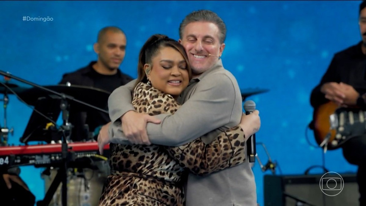 Cantora participou do Domingão com Huck, da Globo, neste domingo