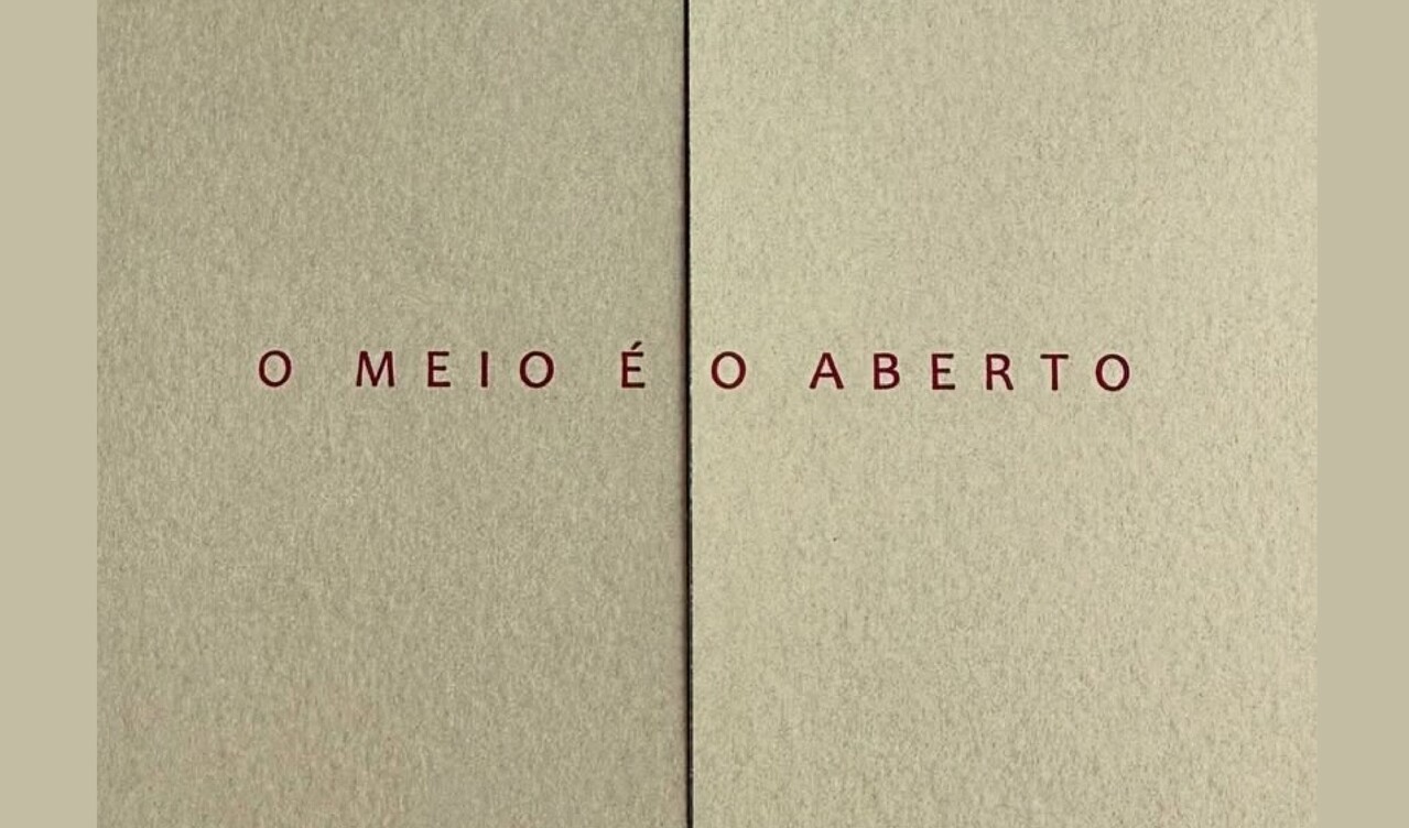 Livro 'O Meio é o Aberto' vai ser lançado no próximo sábado (30/8) no pátio do Centro Cultural Banco do Brasil, na Praça da Liberdade