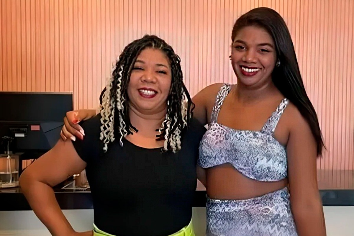 Elisangela Brito e a filha, Raquel Brito