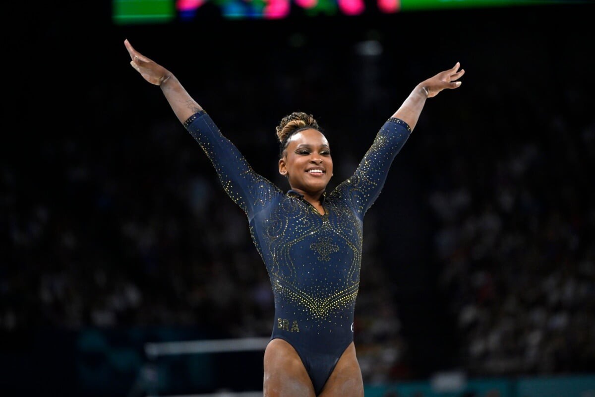 Rebeca Andrade foi a primeira brasileira a conquistar uma medalha olímpica na ginástica artística
