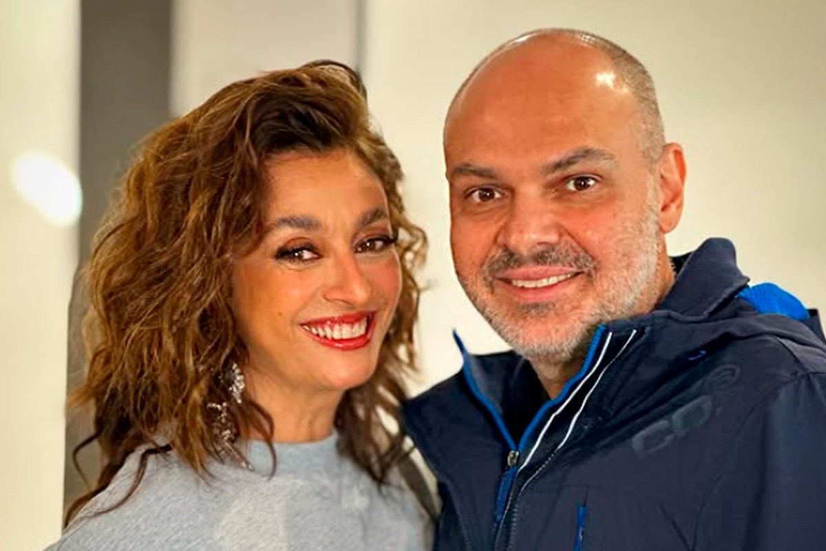 Cátia Fonseca e o marido, o diretor Rodrigo Riccó