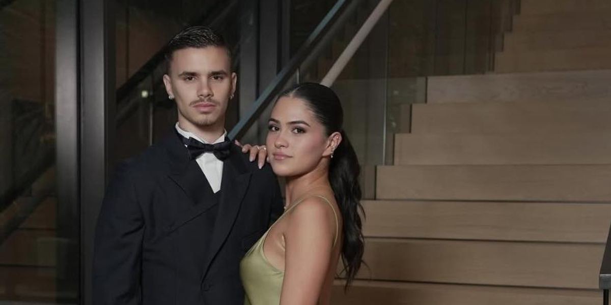 Ex de Romeo Beckham se pronuncia pela primeira vez