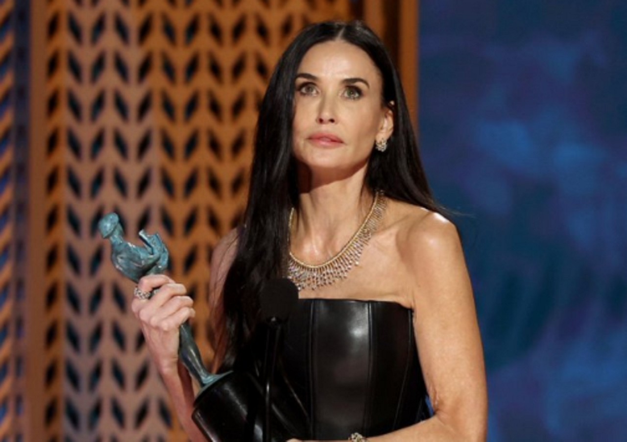 Demi Moore levou o prêmio de melhor atriz por seu trabalho em 'A Substância