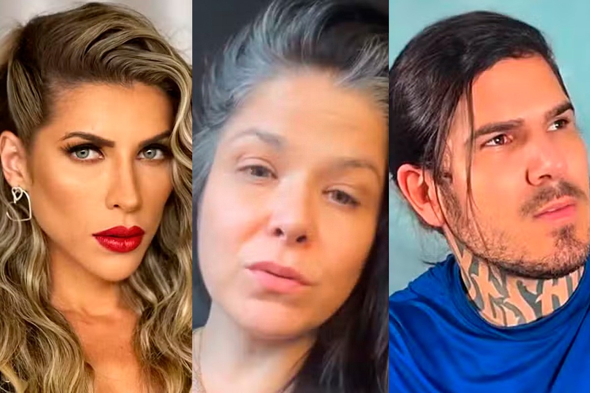 A modelo Ana Paula Minerato, a atriz Samara Felippo e o rapper Kt Gomez