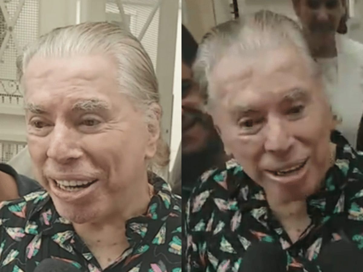 O apresentador Silvio Santos está internado no Hospital Albert Einstein, em São Paulo