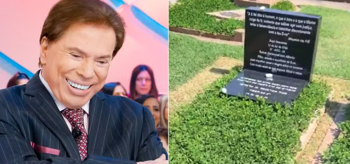 As imagens do túmulo de Silvio Santos, publicadas pela primeira vez nas redes sociais, viralizaram e chamaram atenção do público nesta quarta-feira (13)