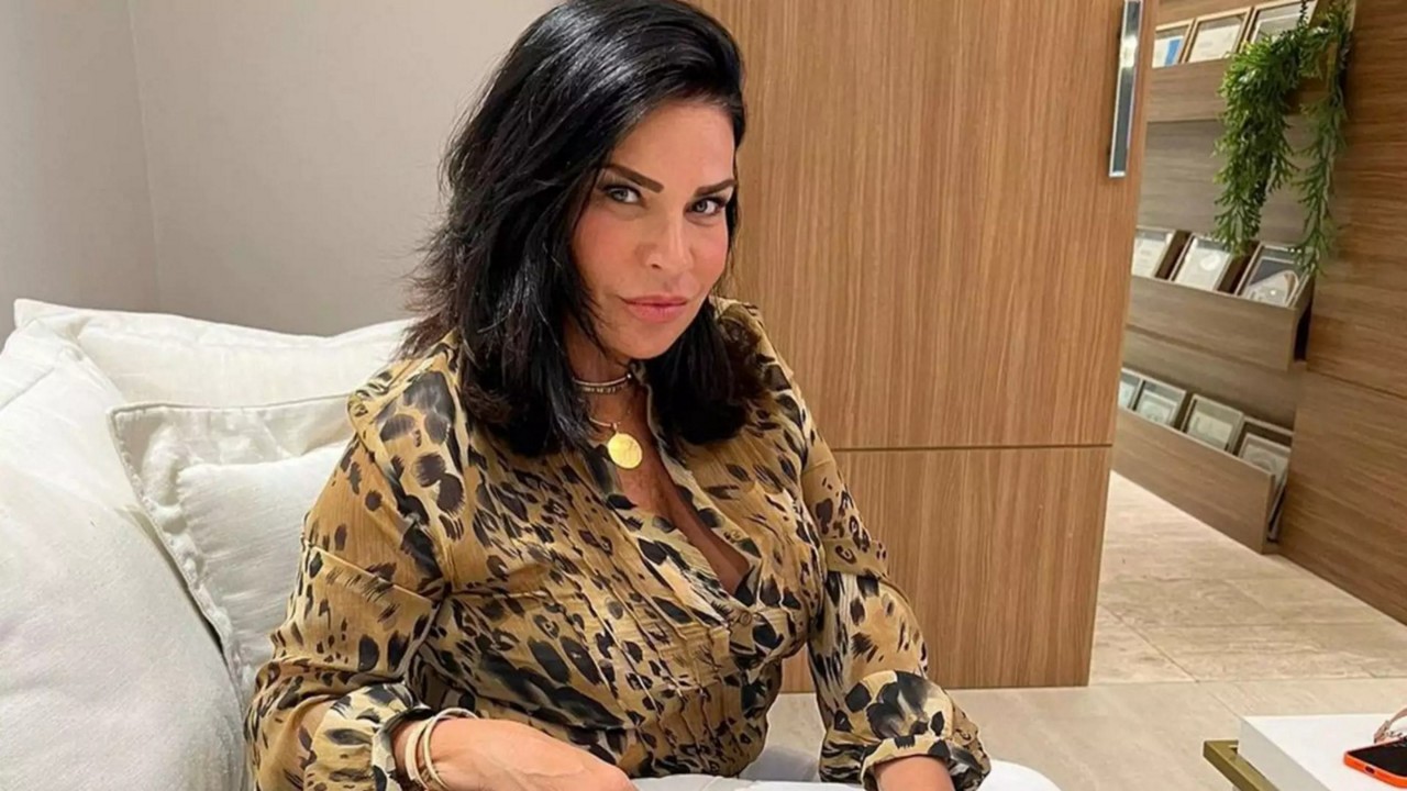 A modelo Solange Gomes
