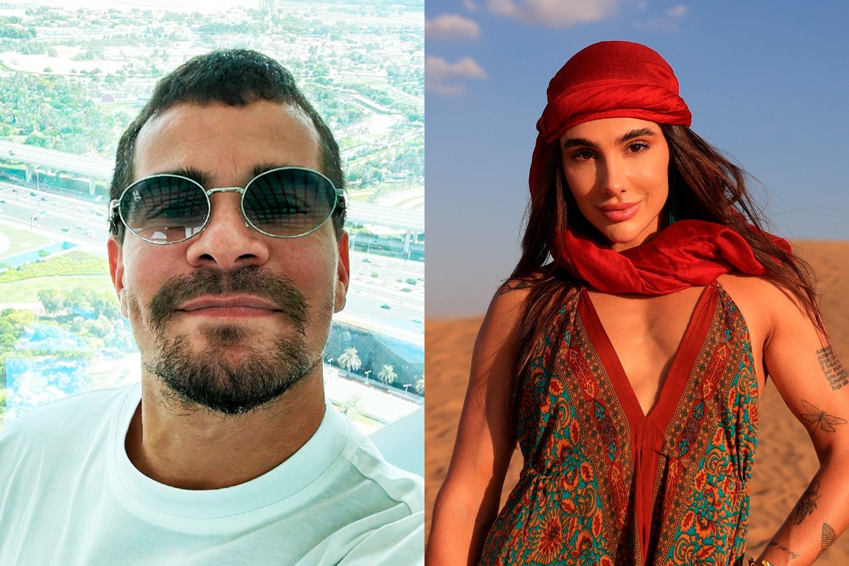 Thiago Martins e Luiza Caldi