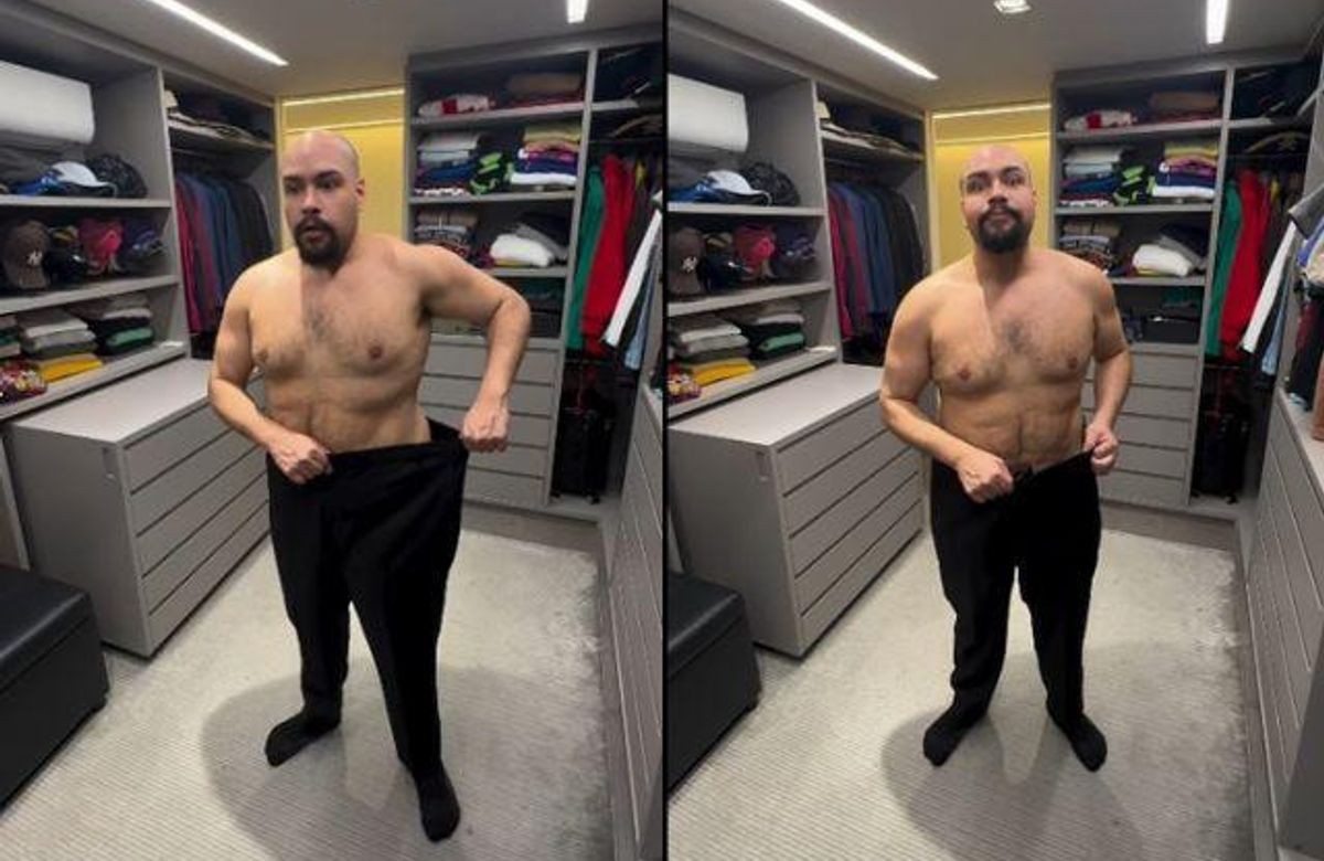 Tiago Abravanel mostra resultado