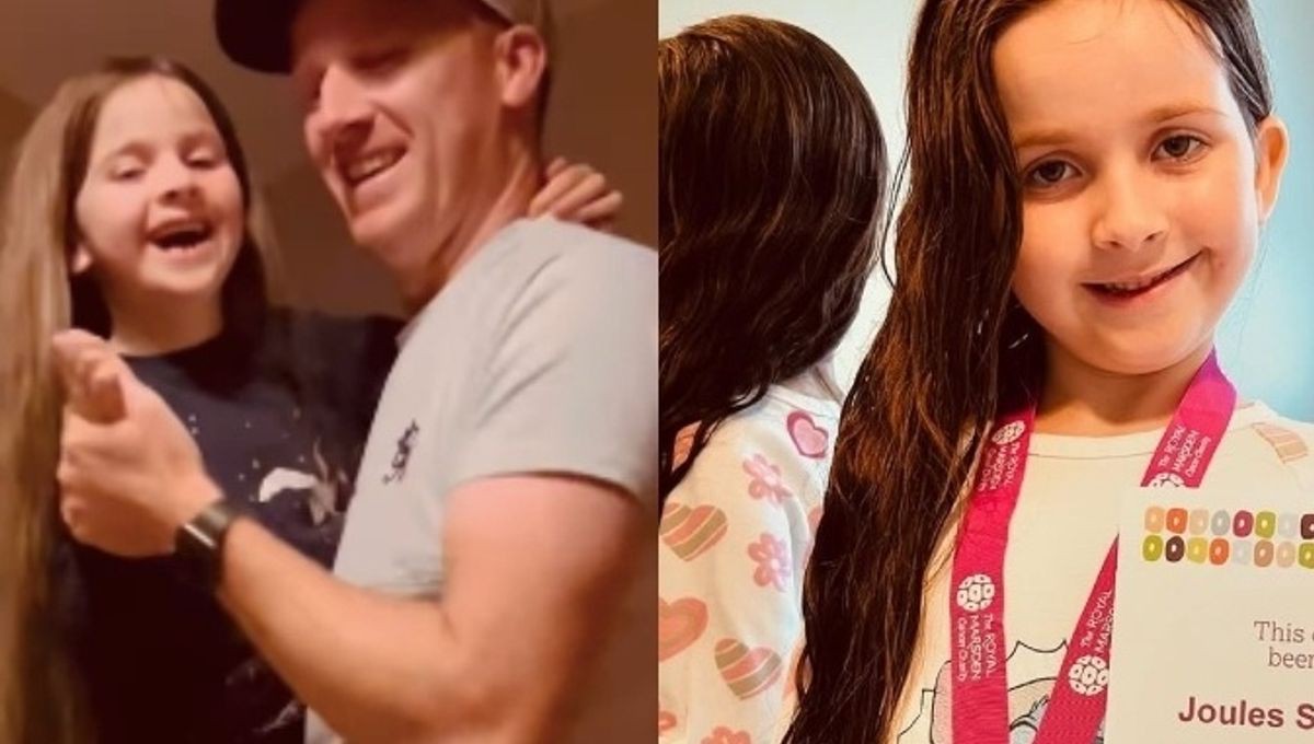 A pequena Joules Smith, famosa no TikTok