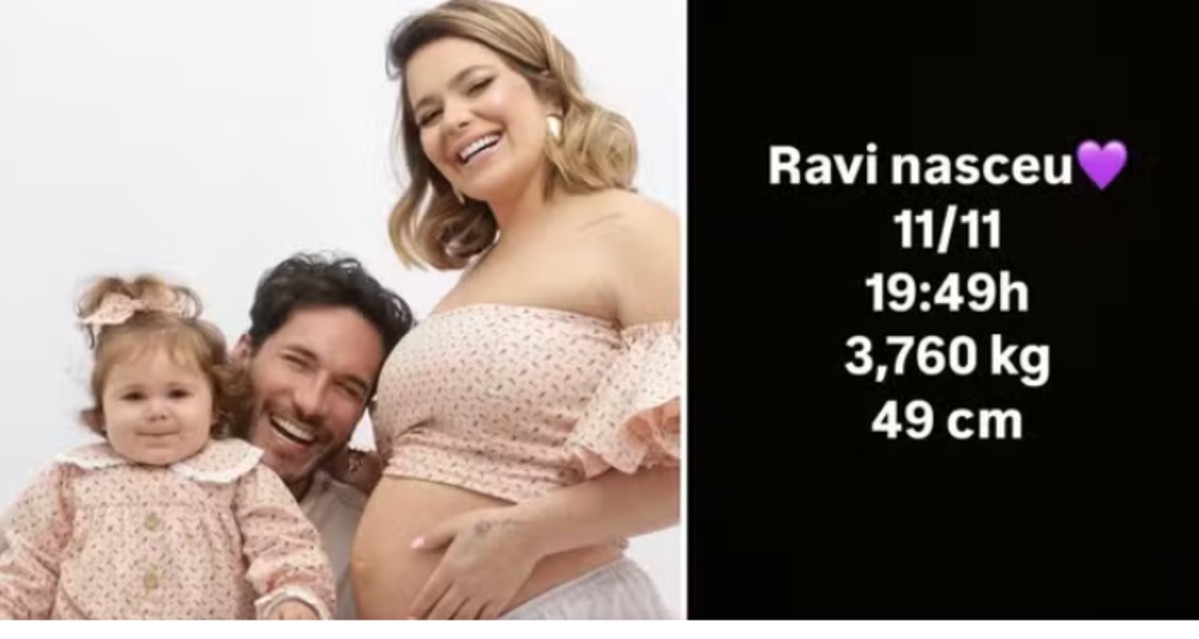 Viih Tube e Eliezer agora são pais de Lua e Ravi