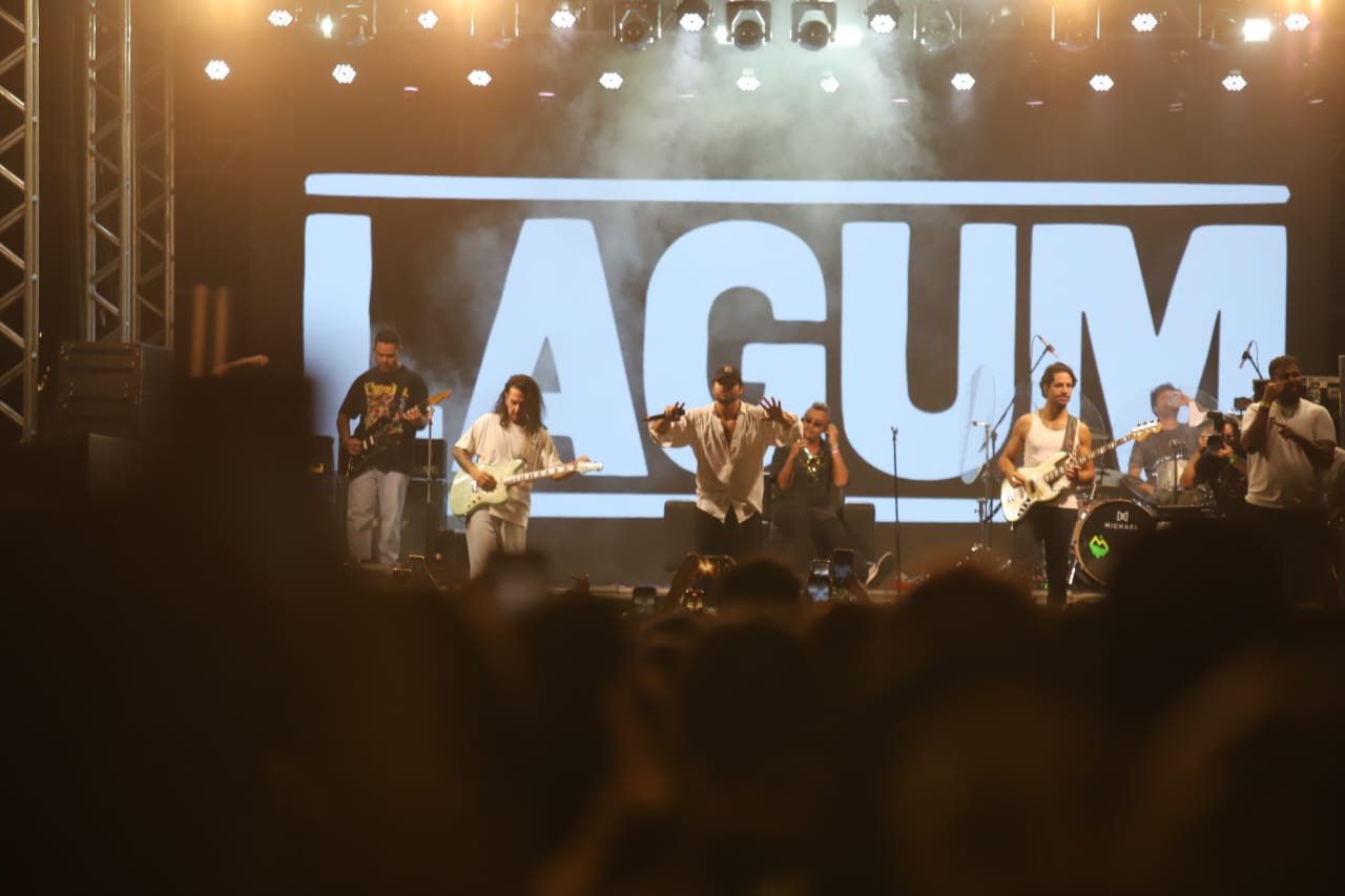 Show da banda Lagum na Virada Cultural de BH 2024