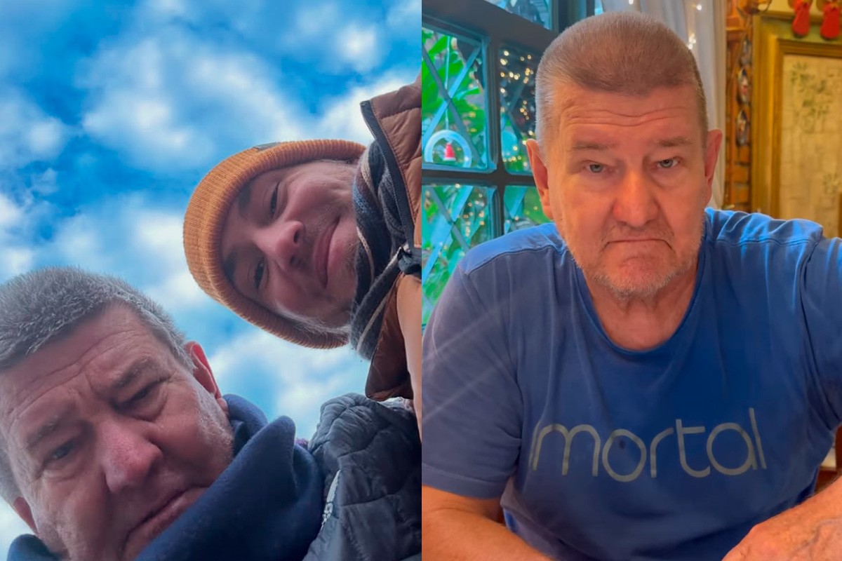 Vitor Kley e seu pai, Ivan Kley