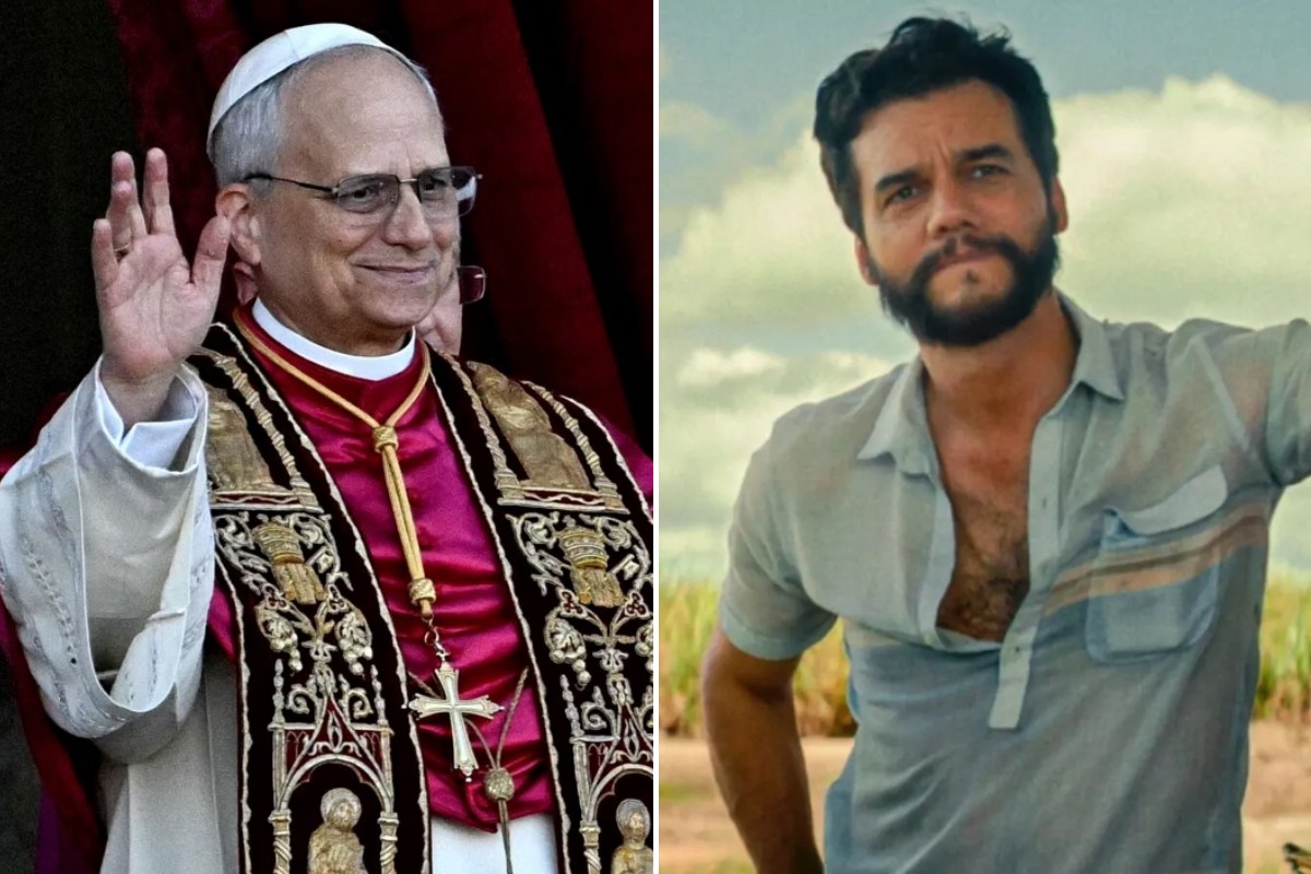 Papa Leão XIV e Wagner Moura foram comparados nas redes sociais