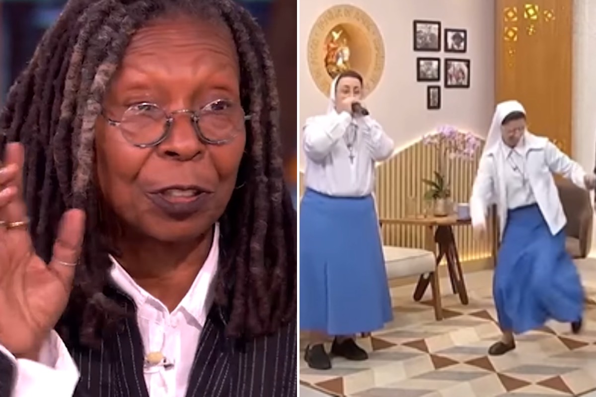 Whoopi Goldberg comentou sobre apresentação das freiras durante o programa The View, da emissora norte-americana ABC