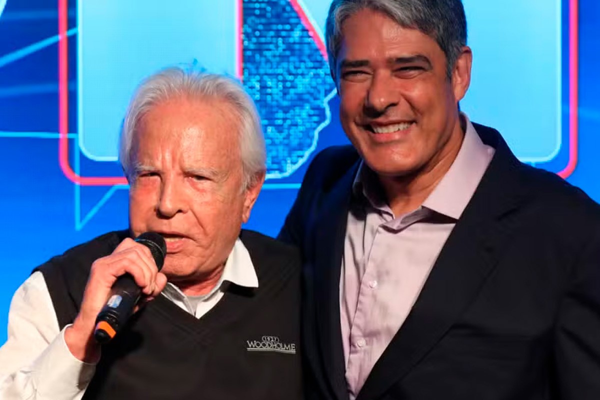 Cid Moreira e William Bonner 