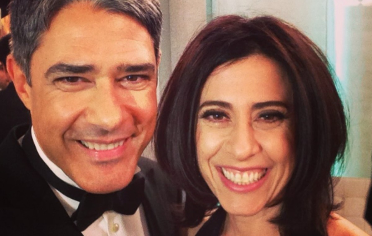 William Bonner e Fernanda Torres 