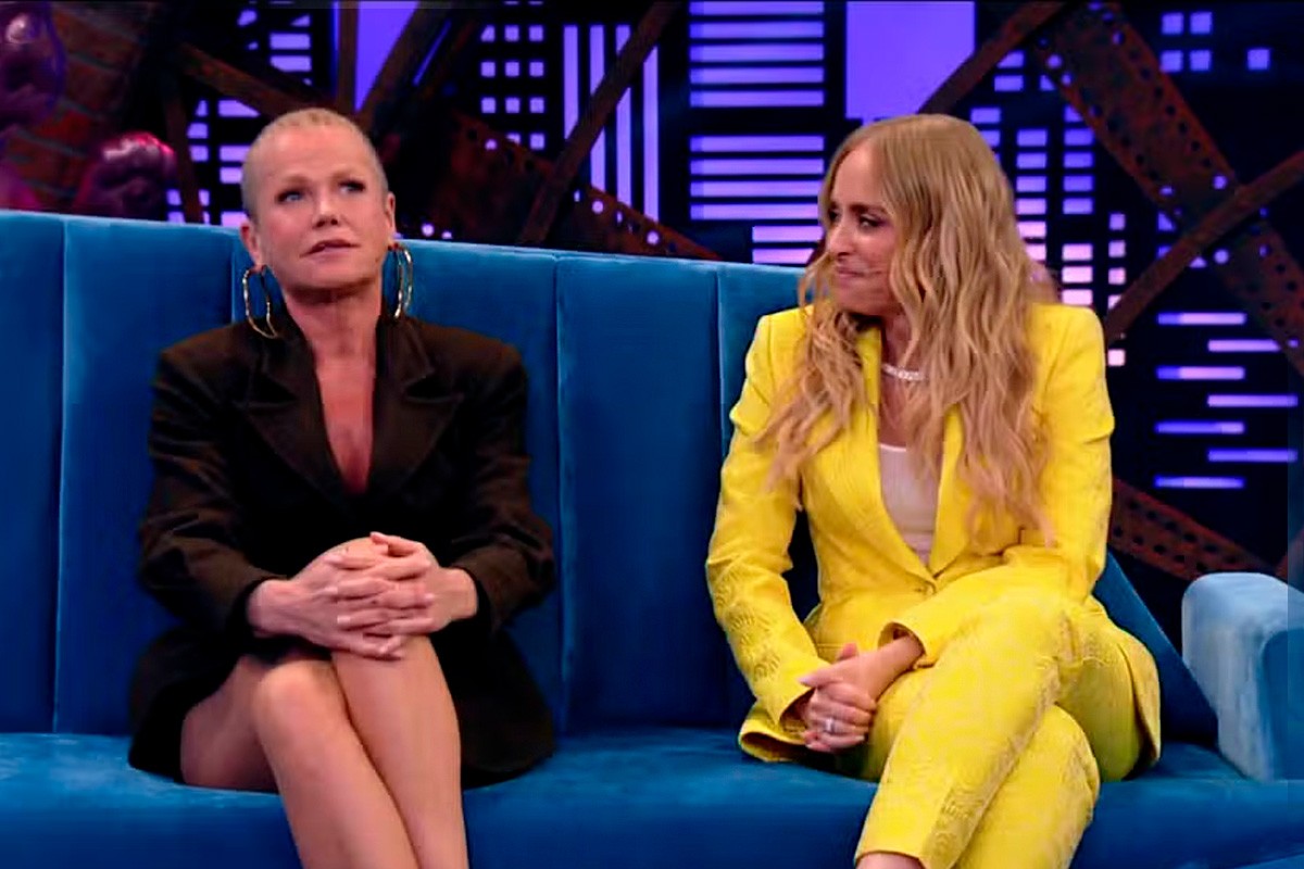 Xuxa Meneghel e Angélica no "Lady Night"