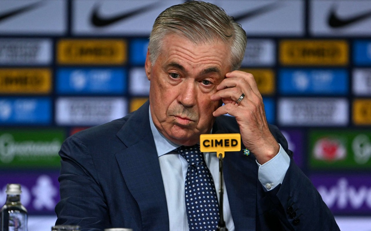 Carlo Ancelotti, o novo técnico da Seleção Brasileira (Foto: Mauro Pimentel / AFP)