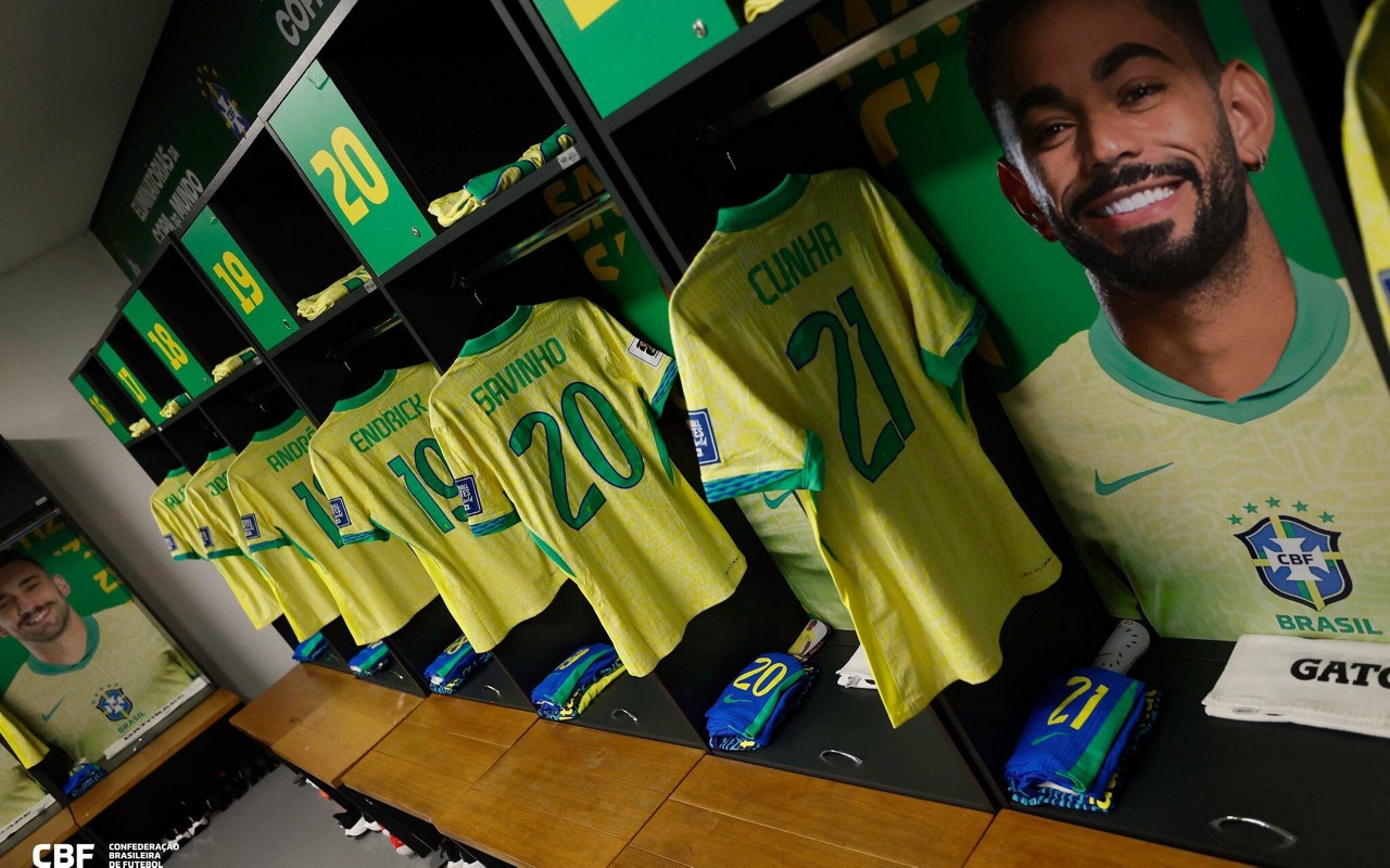 Matheus Cunha ganhou um vaga no ataque do Brasil que encara a Argentina (Foto: Rafael Ribeiro/CBF)