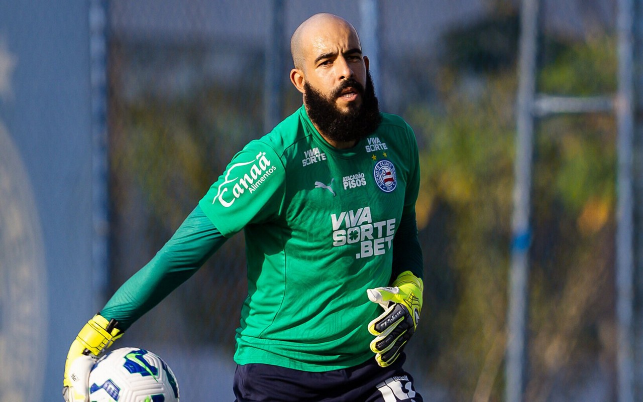 Danilo Fernandes em treino do Bahia (Foto: Letícia Martins / EC Bahia)