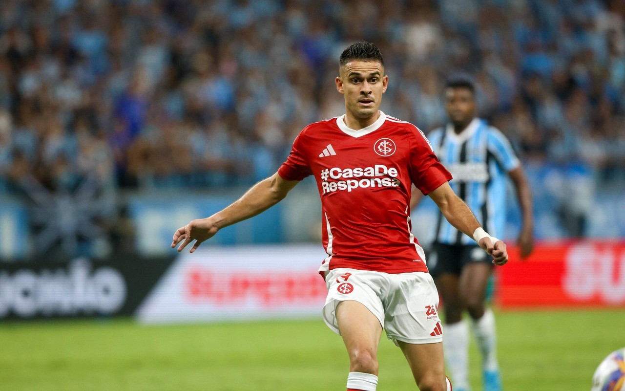 Rafael Borré volta ao comando do ataque do Internacional (Foto: Ricardo Duarte/SC Internacional)