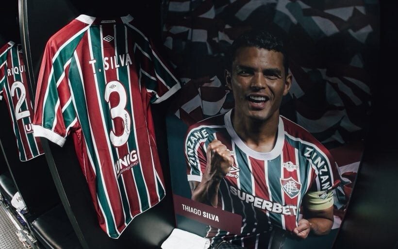 Capitão Thiago Silva está confirmado no Fluminense para o clássico com o Vasco (Foto: x/@FluminenseFC)