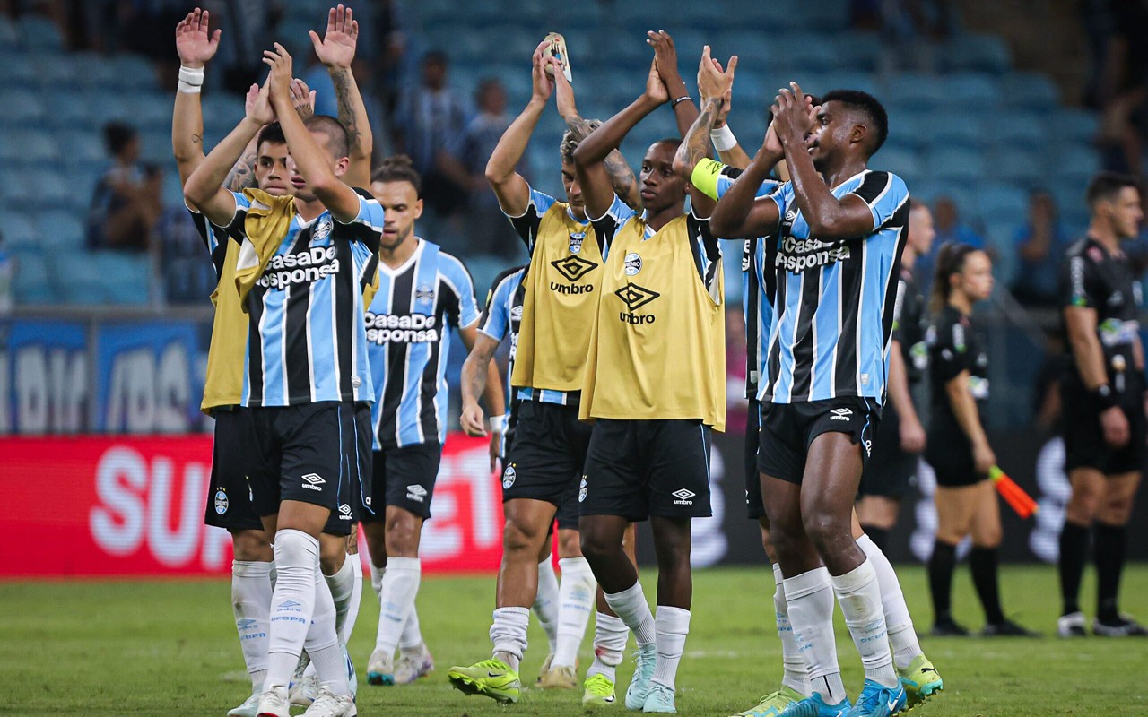 Ypiranga e Grêmio de enfrentam pela 8ª rodada do Gauchão, em Erechin. (Foto: Maxi Franzoi/AGIF)