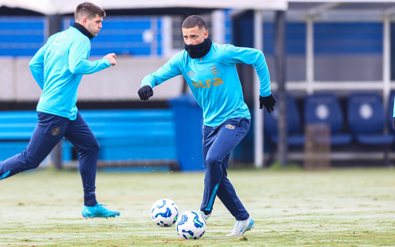Alysson inicia na ponta direita do Grêmio contra o Juventude. (Foto: Angelo Pieretti/Grêmio FBPA)