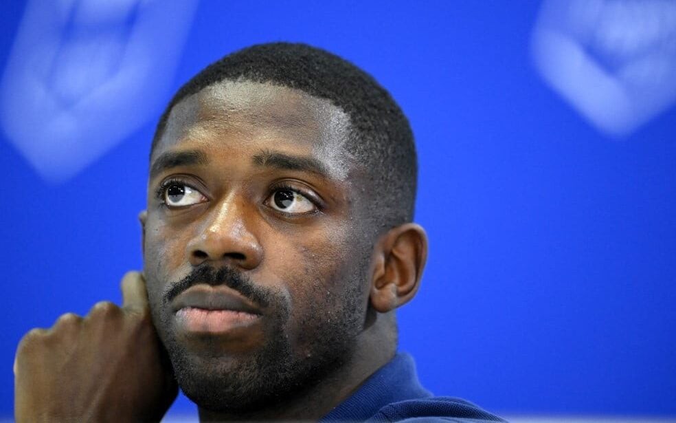 Ousmane Dembélé, do PSG e da França (Foto: Franck Fife/AFP)