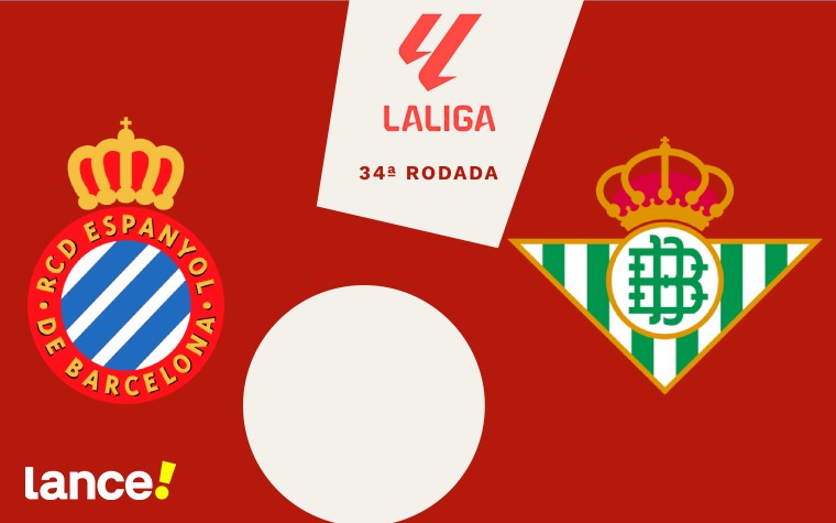 Espanyol x Real Betis pela 34ª rodada de La Liga (Foto: Arte/Lance!)