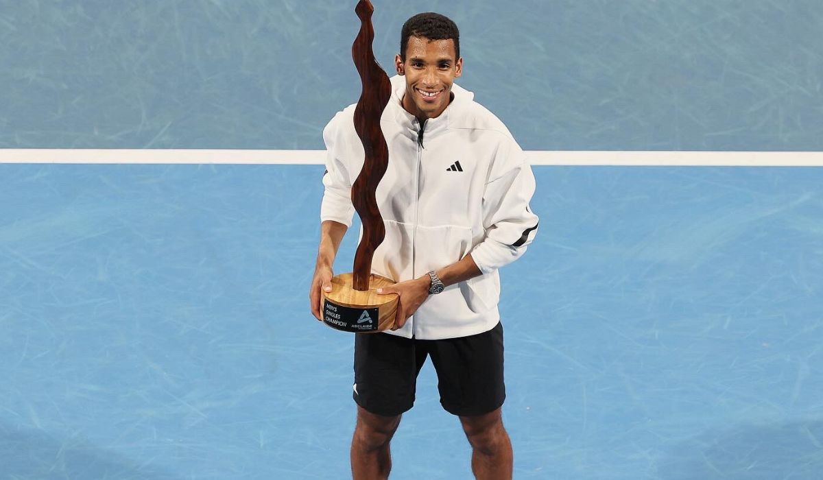 Felix Auger-Aliassime chegará ao Aberto da Austrália com uma sequência de cinco triunfos