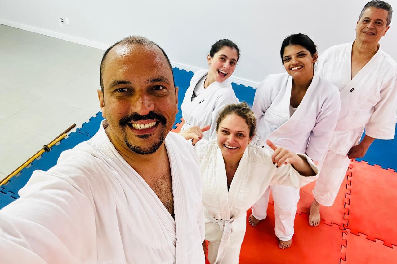 Equipe Aikidô no espaço UniBH