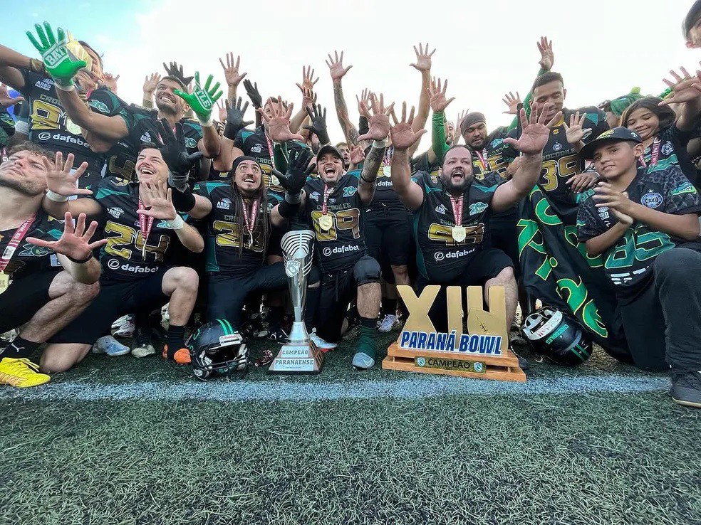 Coritiba Crocodiles, em 2023, foi decacampeão paranaense