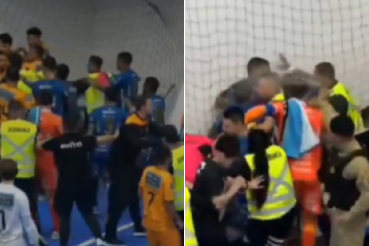 Confusão em partida de futsal teve intervenção da polícia