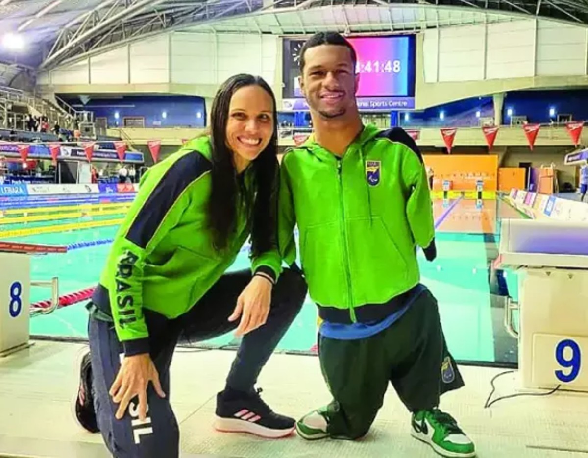 Os nadadores Carol Santiago e Gabriel Araújo, o Gabrielzinho., são destaques do Brasil nas Paralimpíadas